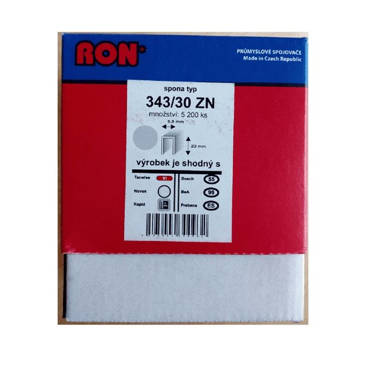 Ron sponka 343/30 zn m-pr 5.200ks v bal. (10102384)