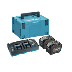 Makita AKU sada Li-ion XGT 40V, 2x BL4080F + DC40RB + Makpac (191Y97-1)