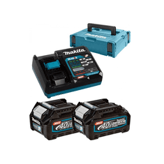 Makita AKU sada Li-ion XGT 40V, 2x BL4020 + DC40RA + Makpac (191V07-0)