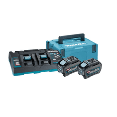 Makita AKU sada Li-ion XGT 40V, 2x BL4050F + DC40RB + Makpac (191U13-9)