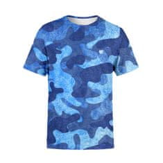 UTOPY wear Pánské sportovní tričko Art of Camo Blue Velikost: XS