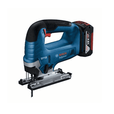 BOSCH Professional AKU přímočará pila GST 185-LI + 2x GBA 18V 4.0Ah + GAL 18V-40 (06015B3024)