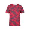 Pánské sportovní tričko Art of Camo Red Velikost: L