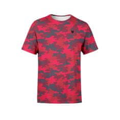 UTOPY wear Pánské sportovní tričko Art of Camo Red Velikost: L