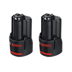 BOSCH Professional AKU sada 2x akumulátor GBA 12V 3.0Ah (1600A00X7D)