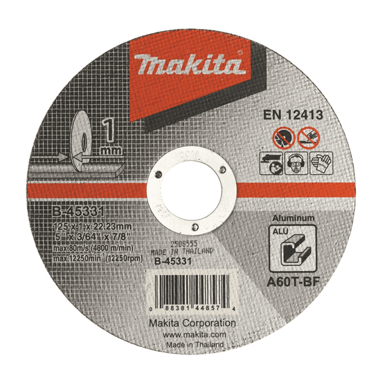 Makita kotouč řezný na hliník 125 x 1,0 x 22,23 mm (B-45331)