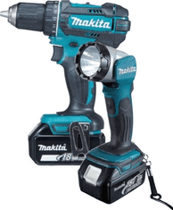 Makita DDF482RFJ1 Aku vrtací šroubovák se svítilnou Li-ion 18V/3,0 Ah (DDF482RFJ1)