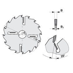 Pilana Pilový kotouč SK 350x3,6/2,5x50 5394.1 20+4 FZ (010941 35050204361)