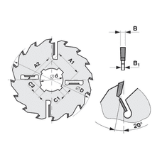 Pilana Pilový kotouč SK 450x4,4/3,2x80 5394.1 24+4 FZ - TOS ECO (01094T 45080244441E)