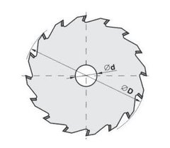 Pilana Pilový kotouč SK 350x3,6/2,5x30 5397-11 108 TFZ L HPs (01097 3501083036HPS)