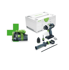 Festool AKU vrtací šroubovák QUADRIVE TDC 18/4 I-Basic-5,0 (577052)