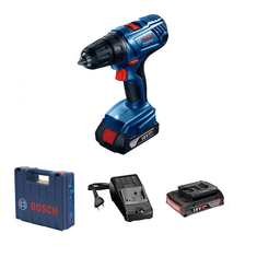 BOSCH Professional AKU vrtací šroubovák GSR 180-LI 2x 2 Ah Li-ion, GAL 18V-20 (06019F8109)