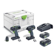 Festool šroubovací a vrtací sada TID 18 HPC 4,0 I-Set T18 (577244)