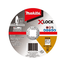 Makita řezný kotouč na nerez X-LOCK 125x1.2mm (E-00418)