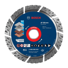 BOSCH Professional diamantový dělicí kotouč EXPERT MultiMaterial 150 × 22,23 × 2,4 × 12 mm (2608900661)