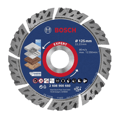 BOSCH Professional diamantový řezný kotouč EXPERT MultiMaterial 125 × 22,23 × 2,2 × 12 mm (2608900660)