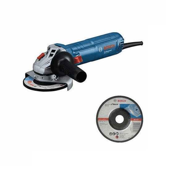 BOSCH Professional úhlová bruska GWS 12-125 + brusný kotouč v kartónu (06013A6100)