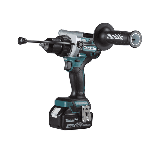 Makita AKU bezuhlíkový příklepový šroubovák Li-ion LXT 18V 5,0 Ah,Makpac (DHP486RTJ)