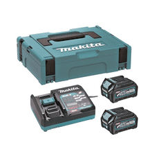 Makita AKU sada Li-ion XGT 40V, 2x BL4025 + DC40RA + Makpac (191J81-6)