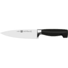 Zwilling four Star 7 EL černě kovaných blokových kuchyňských nožů s brouskem a nůžkami