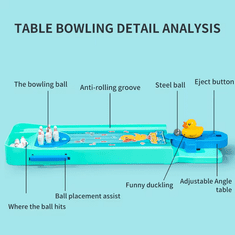 CAB Toys Mini Bowling - desková hra kačenka