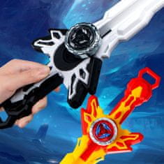 CAB Toys Dětský meč se spinerem - modrý