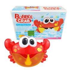 CAB Toys Bublinkový krab vyrábí bublinky pěnu ve vaně