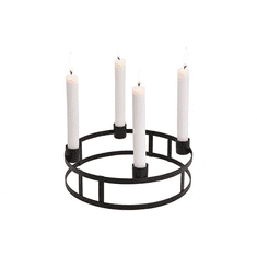 vyprodejpovleceni Kovový adventní svícen 4 CANDLES