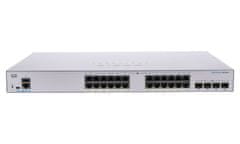 Cisco CBS250-24T-4G-EU 24-port GE Smart Switch, 24x GbE RJ-45, 4x 1G SFP