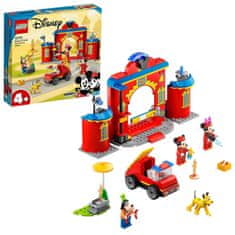 LEGO LEGO Disney Hasičská stanice a auto Mickeyho a přátel 10776