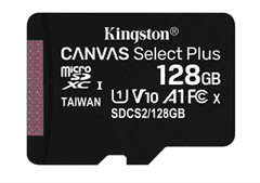 Kingston 128GB microSDXC Canvas Select Plus A1 CL10 100MB/s bez adapteru