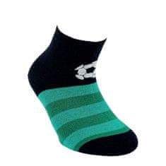 RS dětské zkrácené bavlněné pruhované ponožky 21159 3pack, 35-38