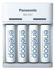 Panasonic ENELOOP EKO nabíječka BQ-CC61 USB + nabíjecí baterie AA 2000mAh 4ks