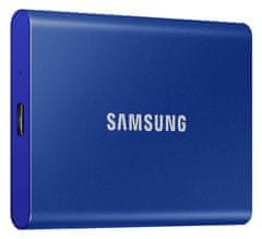 Samsung Portable SSD T7 1TB / USB 3.2 Gen 2 / USB-C / Externí / Modrá