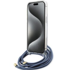 Apple Obal / kryt na Apple iPhone 15 Pro šedý - GUESS GUHCP15LHC4SEB