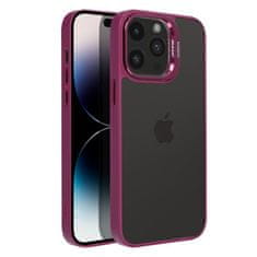 Apple Obal / kryt na Apple iPhone 15 tmavě fialový - BRACKET CASE