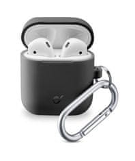 Apple Ochranný kryt s karabinou Cellularline Bounce pro Apple AirPods 1 & 2 - černý