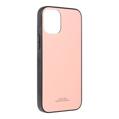 Apple Obal / kryt na Apple iPhone 12 mini růžové - Glass Case