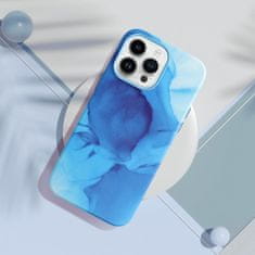 Apple Obal / kryt na Apple iPhone 14 PRO MAX modrý - Leather Mag Cover