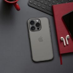 Apple Obal / kryt na Apple iPhone 15 PLUS černý - 1,5mm PREMIUM transprent