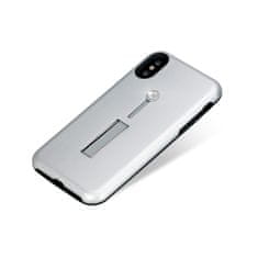 Apple Obal / Kryt na Apple iPhone X / XS stříbrný - Swarovski