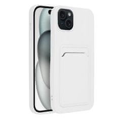 Apple Obal / kryt na Apple iPhone 15 PLUS bílý - CARD Case