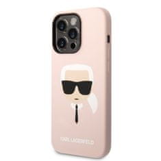 Apple Obal / kryt na Apple iPhone 14 Pro Max Karl Lagerfeld - růžový s MagSafe
