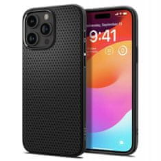 Apple Obal / kryt na Apple iPhone 15 Pro černý - SPIGEN Liquid Air