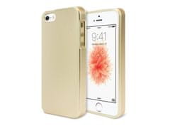 Apple Obal / kryt na Apple iPhone 5C zlatý - JELLY
