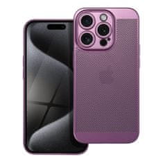 Apple Obal / kryt na Apple iPhone 15 Pro fialový - BREEZY Case