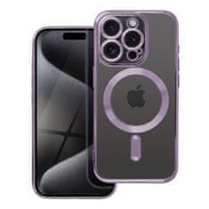 Apple Obal / kryt na Apple iPhone 15 PRO fialový - Electro Mag Cover MagSafe