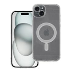 Apple Obal / kryt na Apple iPhone 15 Plus transparentní - Clear Mag Cover case
