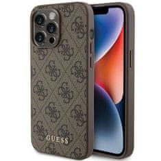 Apple Obal / kryt na Apple iPhone 15 PRO MAX hnědý - original GUESS GUHCP15XG4GFBR