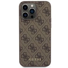 Apple Obal / kryt na Apple iPhone 15 PRO MAX hnědý - original GUESS GUHCP15XG4GFBR